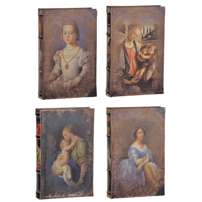 Astoria Grand 4 Piece Book Decorative Box Set Wayfair